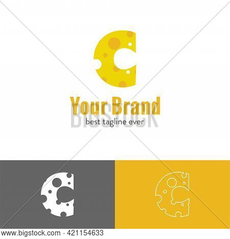 Creative Line Of Hippo Shape Logo Template