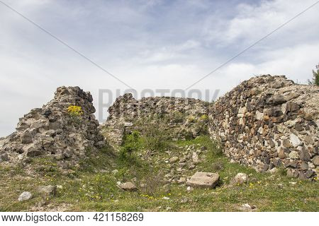 Ruins Of Ancient Vishegrad Fortressr Near Town Of Kardzhali, Bulgaria