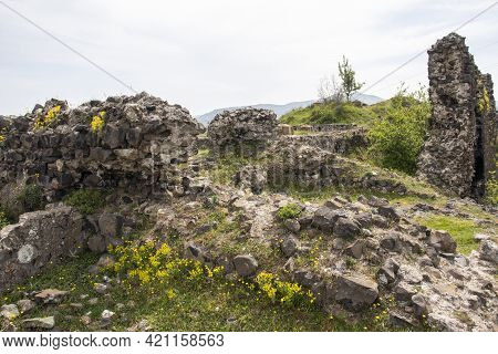 Ruins Of Ancient Vishegrad Fortressr Near Town Of Kardzhali, Bulgaria