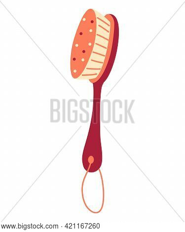 Massage Brush. Dry Brushing Routine. Anti Cellulite Massage. Dry Brush Home Spa Massage. Scrubbing S