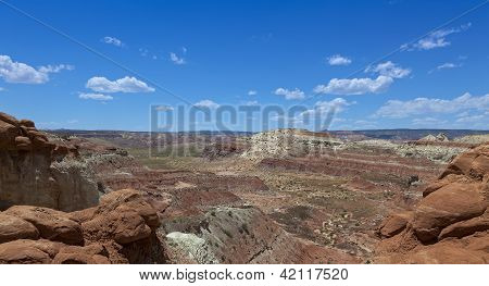 Kilátás a gomba völgy Canyon