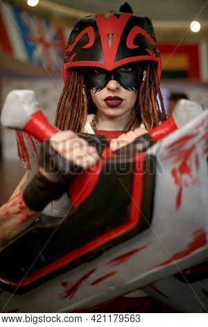 Kiev, Ukraine - June 1, 2019: Comic Con, An Annual Fandom Festival In Ukraine.