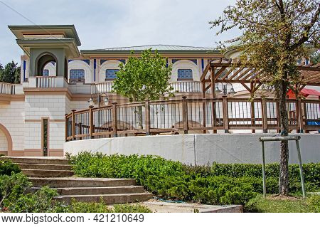 Halkali,istanbul,turkey- May 20,2021.spring View From Halkali Public Park With Its Nature,green Area