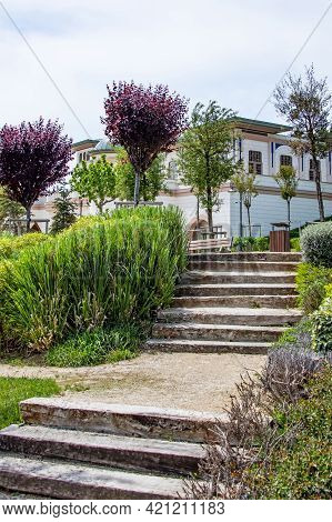 Halkali,istanbul,turkey- May 20,2021.spring View From Halkali Public Park With Its Nature,green Area