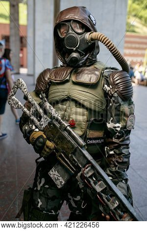 Kiev, Ukraine - June 1, 2019: Kiev Comic Con, An Annual Fandom Festival In Ukraine. Festival Of Comi