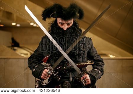Kiev, Ukraine - June 1, 2019: Kiev Comic Con, An Annual Fandom Festival In Ukraine. Festival Of Comi