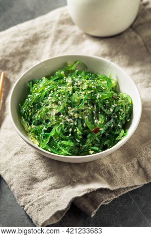 Homemade Healthy Korean Miyeok Muchim Seaweed Salad