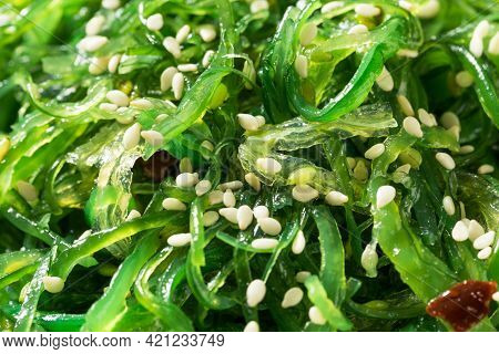 Homemade Healthy Korean Miyeok Muchim Seaweed Salad