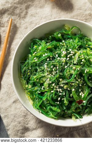 Homemade Healthy Korean Miyeok Muchim Seaweed Salad