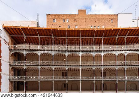 Madrid, Spain - May 1, 2021: The Beti Jai Fronton In Madrid. It Is A Sport Venue In Neo-mudejar Styl