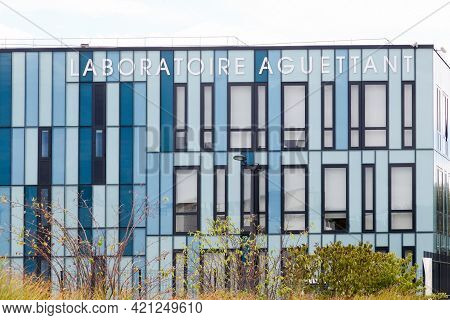 Lyon, France - July 29, 2017: Laboratoire Aguettant Is An Independent French Pharmaceutical Laborato