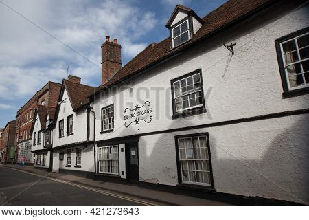 The George Hotel And Bistro On The High Street In Wallingford, Oxfordshire In The Uk, Taken On The 3