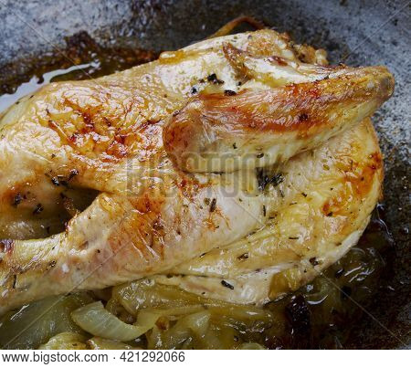 Pavita Rellena - Creole Roast Turkey Close Up