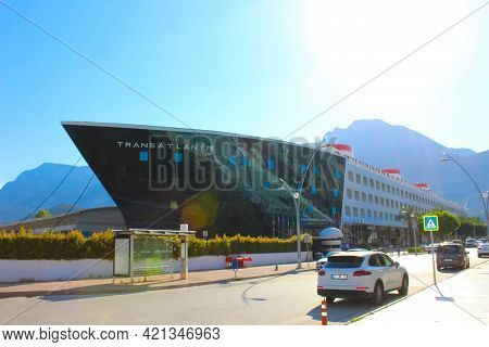 Goynuk, Antalya, Turkey - May 11, 2021: Turkey, Goynuk, Hotel Transatlantic