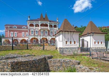 Myshkin, Russia - July 13, 2016: The Building Of The Tourist Complex-museum 