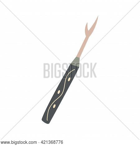 Seam Ripper Tool. Colorful Vector Illustration In Hand Drawn Style Isolated Single