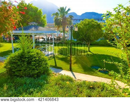 Goynuk, Antalya, Turkey - May 11, 2021: Turkey, Goynuk, Karmir Resort And Spa 5 Stars