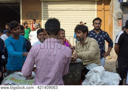New Delhi, India - December 07, 2020 : Farmers Are Protesting Against The New Farm Laws In India, Fa