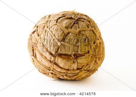 バナナの葉で作ったアフリカ サッカー ボール