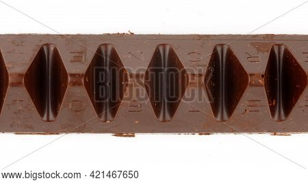 Lviv, Ukraine - May 13, 2021: Tobleron Swiss Dark Chocolate