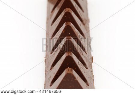 Lviv, Ukraine - May 13, 2021: Tobleron Swiss Dark Chocolate