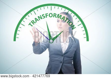 Concept of organisational change and transfomation with business