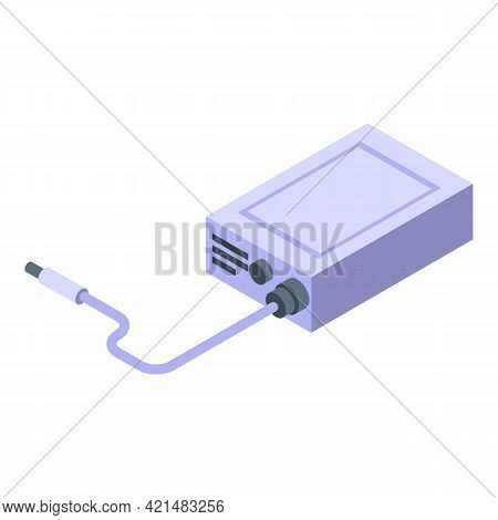 Endoscope Adapter Icon. Isometric Of Endoscope Adapter Vector Icon For Web Design Isolated On White 