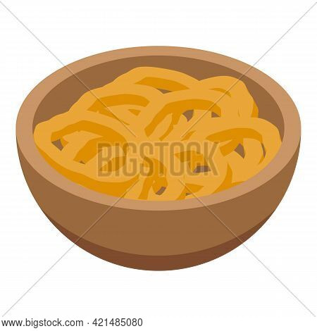 Bar Counter Crackers Icon. Isometric Of Bar Counter Crackers Vector Icon For Web Design Isolated On 