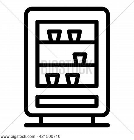 Beverage Appliance Icon. Outline Beverage Appliance Vector Icon For Web Design Isolated On White Bac