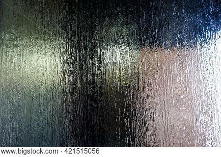 The Immage Of Opaque Glass Panel With Transparencies