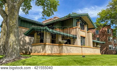 Dana Thomas House A Frank Lloyd Wright Designed House In Springfield, Illinois.
