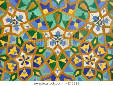 Mosaïque orientale à Casablanca