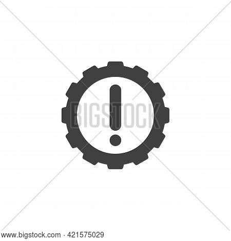 Powertrain Indicator Vector Icon. Filled Flat Sign For Mobile Concept And Web Design. Automotive Pow