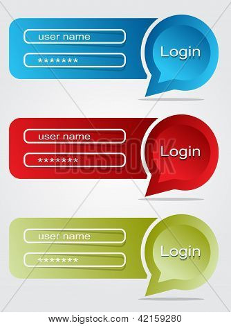 login banner