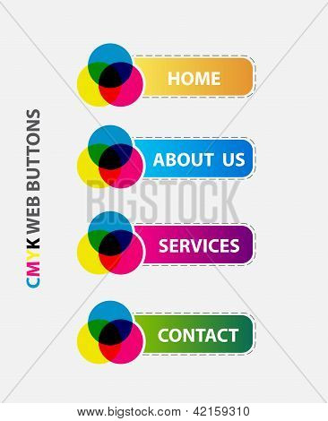 nice cmyk button
