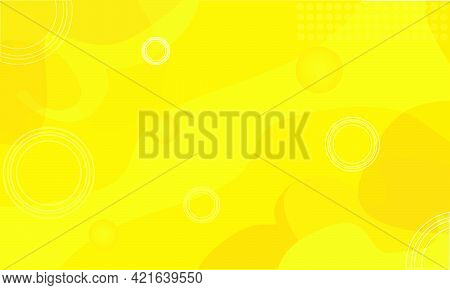 Future Modern Game Yellow Abstract Background Wallpaper Vector Illustration With 3d Wave And Ball