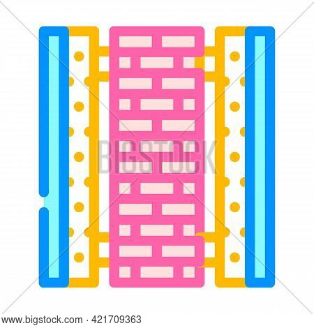 Ready Construction Building Material Color Icon Vector. Ready Construction Building Material Sign. I
