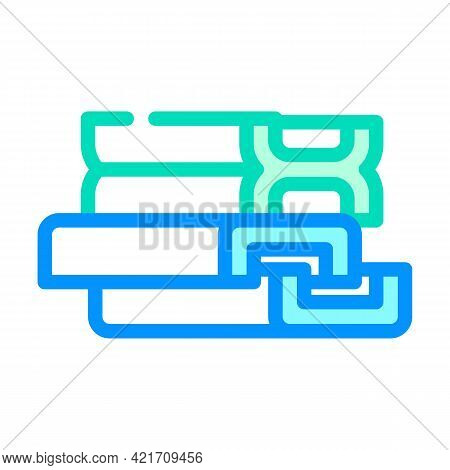Support Structures, Beams And Channels Building Material Color Icon Vector. Support Structures, Beam