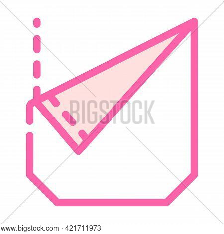 Ripped Pocket Color Icon Vector. Ripped Pocket Sign. Isolated Symbol Illustration