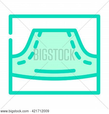 Hoodie Pocket Color Icon Vector. Hoodie Pocket Sign. Isolated Symbol Illustration