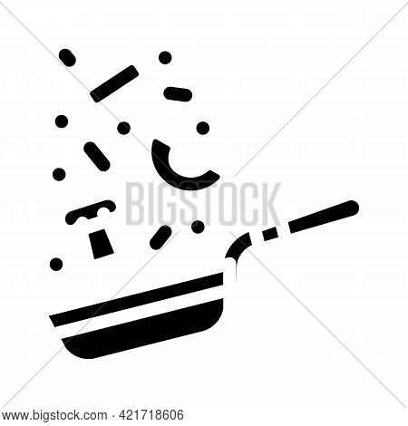 Virtuoso Cooking Glyph Icon Vector. Virtuoso Cooking Sign. Isolated Contour Symbol Black Illustratio