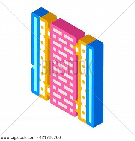 Ready Construction Building Material Isometric Icon Vector. Ready Construction Building Material Sig