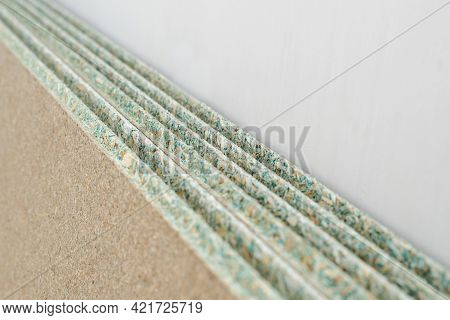 Sheets Of Moisture Proof Tongue And Groove Chipboard