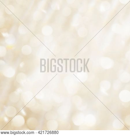 Gold bokeh light textured background illustration