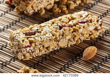 Organic Almond And Raisin Granola Bar