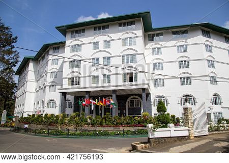 Nuwara Eliya, Sri Lanka - August 6, 2018: Exterior View Of Araliya Green City Hotel