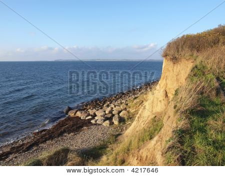 Klipper ved kysten Danmark