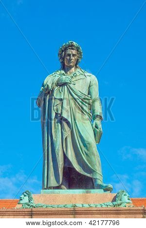 Schiller statue, Stuttgart