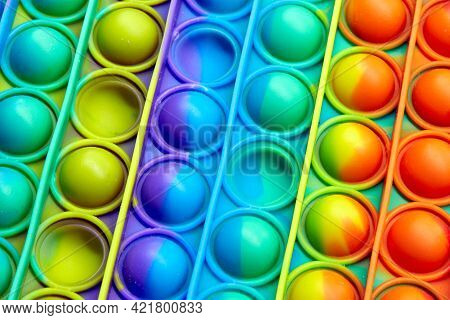Push Pop Bubble Flexible Fidget Sensory Toy Provide Discharge And Are Good For The Development Of Ki