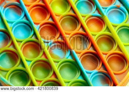 Push pop bubble flexible fidget sensory toy provide discharge and are good for the development of ki